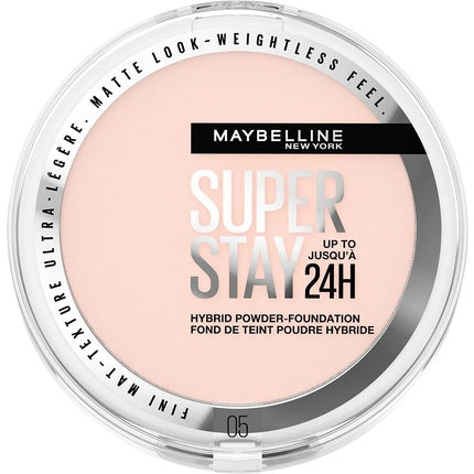 Maybelline Powder Foundation Long-Lasting 24h Wear Medium to Full Coverage