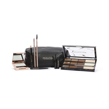Makeup Revolution Eyebrow Shaping Set with Bag