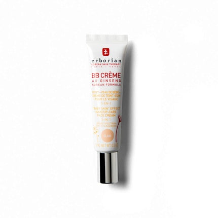 Erborian BB Cream with Ginseng 5-in-1 Tinted Korean Face Care with SPF 20 - Clair 15ml