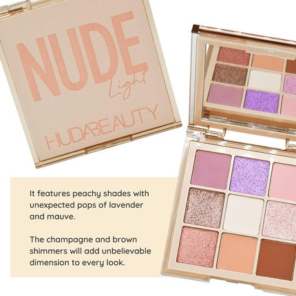 HUDA BEAUTY Nude Light Obsessions Eyeshadow Palette
