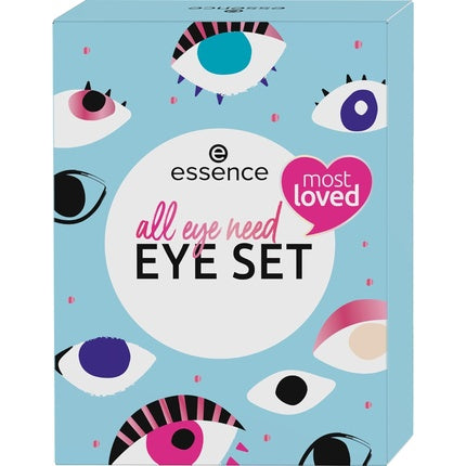 Essence All Eye Need Eye Set Acetone-Free Vegan No Microplastic Particles No Perfume 4 Pieces