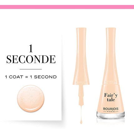 Bourjois 1 Seconde Nail Polish 9ml Fairy Tale