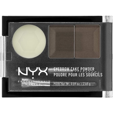 NYX Cosmetics Eye Brow Cake Powder Dark Brown/Brown