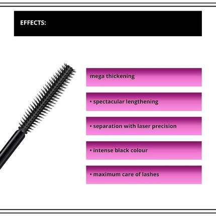 Eveline Extension 4d Extreme Volume Mascara - Black, 10ml