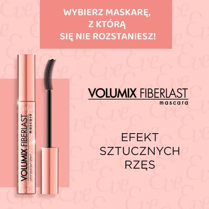 Eveline Volumix Fiberlast Mascara - Black, 10ml