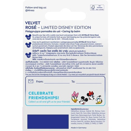 NIVEA Daisy Duck Disney Edition Care Lipstick 4.8g