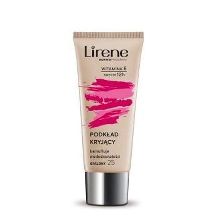 Lirene Concealing Foundation Camouflaging Imperfections With Vitamin E 25 Tanned 30ml