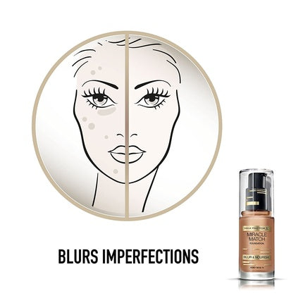 Max Factor Miracle Match Foundation 30ml 79 Honey Beige