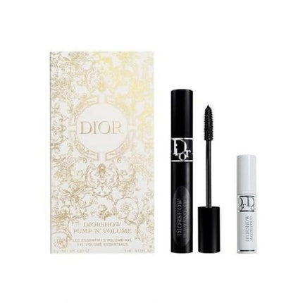 Christian Dior Show Pump N Volume HD 2-Piece Set for Women 090 Mascara 0.21 Oz + Maximizer 3D Mascara 0.13 Oz