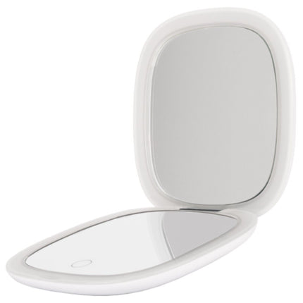 Hand Compact Mirror Pocket Mirror Humanas HS-PM01 with Illumination