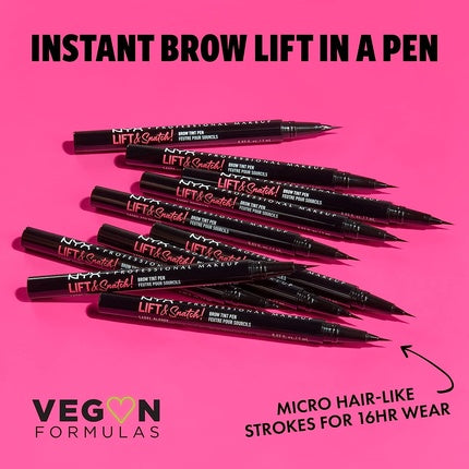 NYX Professional Makeup Lift & Snatch Eyebrow Tint Pen Soft Brown 1 Count