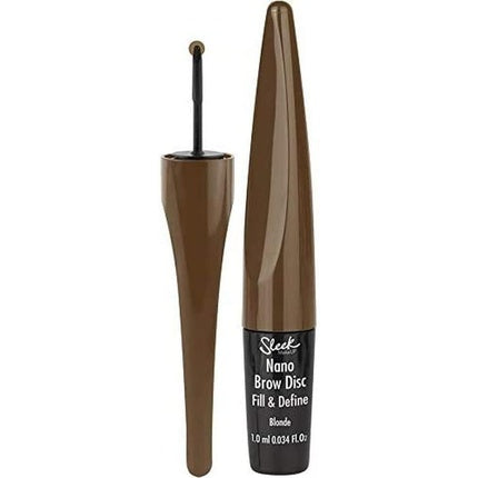Sleek MakeUP Nano Eyebrow Disc Mimics Hair Strokes Smudgeproof with up to 12 Hour Wear Blonde 1ml