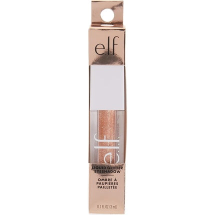 e.l.f Liquid Glitter Eyeshadow Long Lasting Quick-Drying Gel-Based Formula Flirty Birdy 0.10 Fl Oz