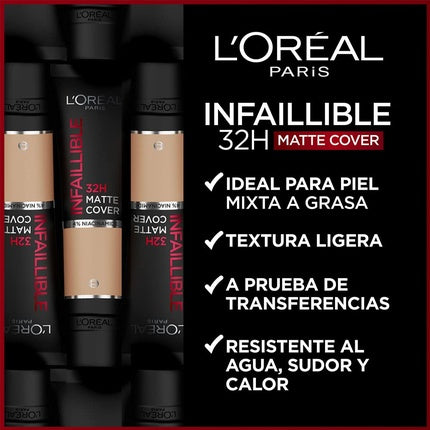 L'oréal Paris Infaillible Matte Cover Foundation No.135 radiant Vanilla 30ml
