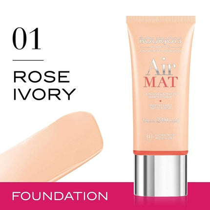 Bourjois Air Mat Foundation 01 Rose Ivory