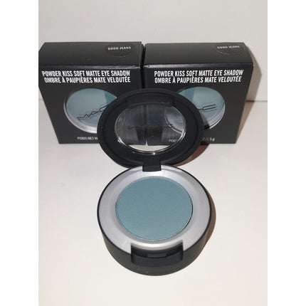 MAC Powder Eyeshadow Soft Matte Kiss Good Jeans 0.05 Ounce - New in Box