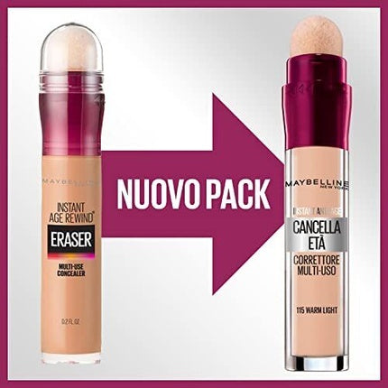 Maybelline instant anti-aging concealer 115 warm light