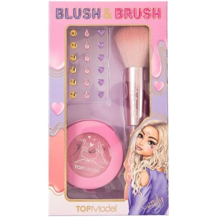 Depesche TOPModel Rouge & Brush Set 1 Piece BEAUTY and ME - Makeup for Girls