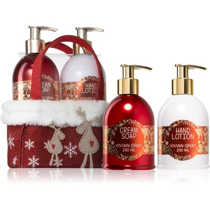 Vivian Gray Red Christmas Gift Set for Hands