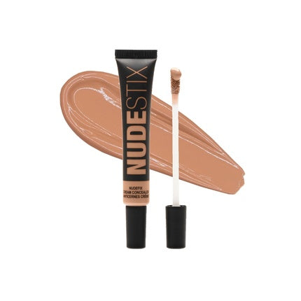 Nudestix NudeFix Cream Concealer Lightweight Liquid Natural Finish Makeup Hydrating Brightening Under Eye Dark Circle Corrector Reduces Redness and Blemishes Shade Nude 7 0.34 fl oz 10ml