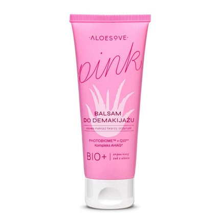 ALOESOVE Makeup Remover Balm with Coconut Scent 100ml - Vegan, Moisturizing, Protects Against Photooxidative Stress for All Skin Types