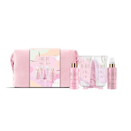 Body Care Gift Set in Cosmetic Pouch Pomeranč & Ylang Ylang 5 pcs