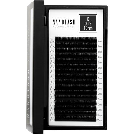 Nanolash Volume Lashes False Lashes for Professional Eyelash Extensions Volume Eyelash Extensions 10mm 0.12 D