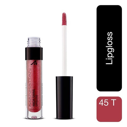 Manhattan High Shine Lipgloss Intense Shimmering Finish for Lips Color 45T 3ml