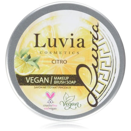 Luvia Cosmetic Brush Soap Essential Citrus Brush Cleaner 100g
