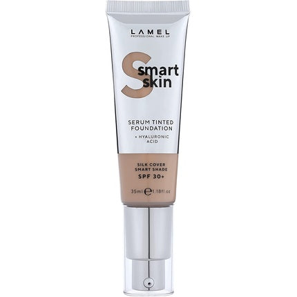Lamel Smart Skin Serum Tinted Foundation Moisturizing and Even Skin Tone Sand N. 404