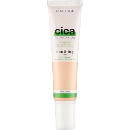 Collection Cosmetics Hydrating Medium Coverage Cica Foundation Infused with Anti-Redness 30ml Extra Fair