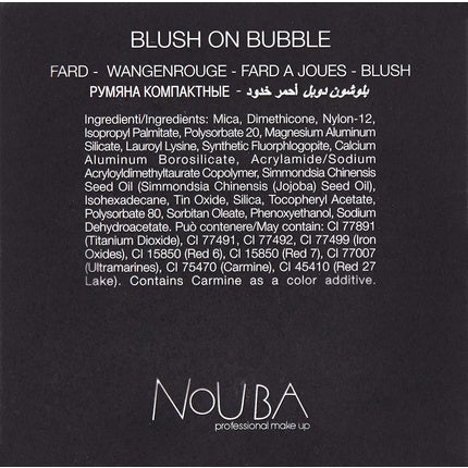 NOUBA Coral Rouge Blush On Bubble 6g