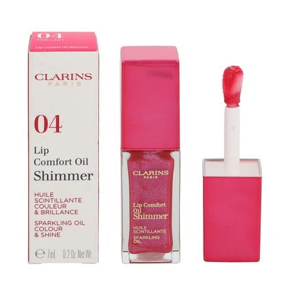 Clarins Lip Makeup Comfort Oil Shimmer 04 Pink Lady Lipgloss