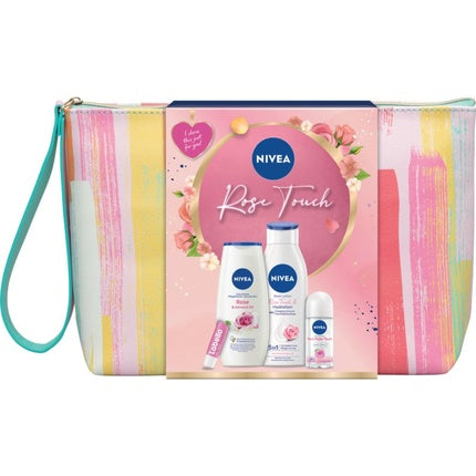 Nivea Rose Touch gift set for face and body