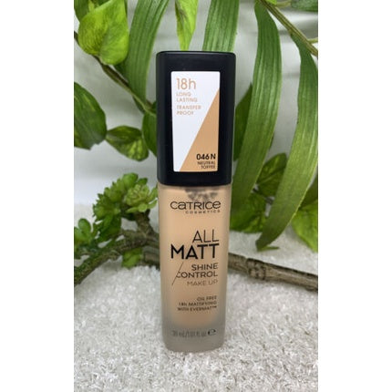 Catrice All Matt Shine Control Makeup 046N Neutral Toffee 30ml - New