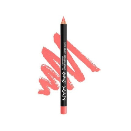 NYX Suede Matte Lip Liner Smoothly and Provides Perfect Matte Base