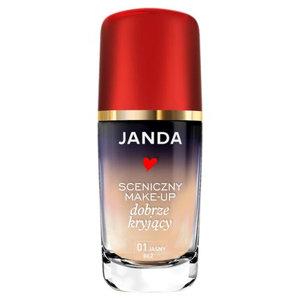 Janda Stage Foundation Concealing 01 Light Beige 30ml