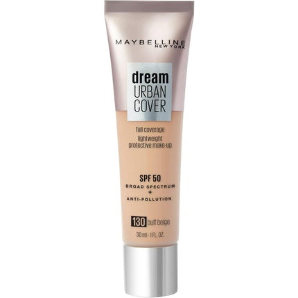 Maybelline Dream Urban Cover All-In-One Protective Makeup 130 Buff Beige 30ml