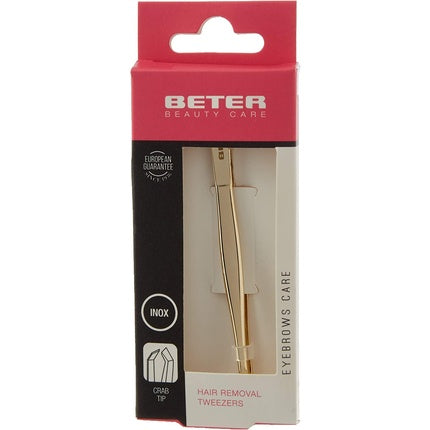 Beter Crab Tip Eyebrow Tweezers Stainless Steel
