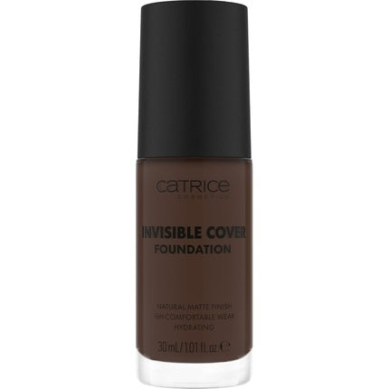 Catrice Invisible Cover Foundation 30ml 092C Nude Moisturizing Long-Lasting Natural for Dry Skin Vegan Oil-Free Paraben-Free Microplastic-Free