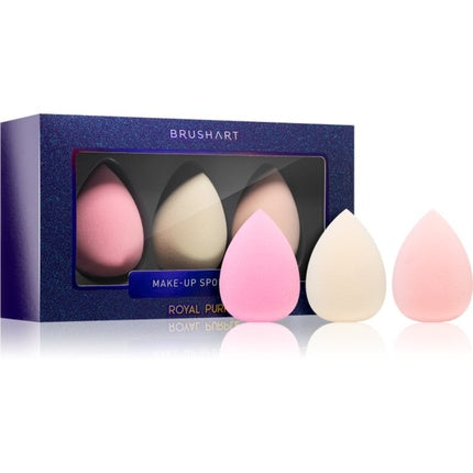 BrushArt Make-up Sponge Set Royal Purple (3 pieces)