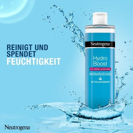 Neutrogena Hydro Boost Facial Cleanser Micellar Water with Hyaluronic Acid Makeup Remover 400ml