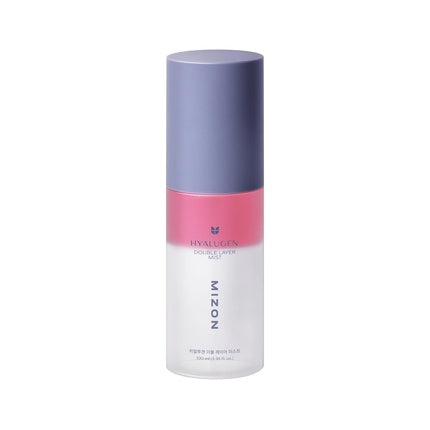 MIZON Hyalugen Double Layer Mist with Hyaluronic Acid and Marine Collagen, Adenosine, Niacinamide Anti-Aging Instant Glow Moisturizing 3.38 oz
