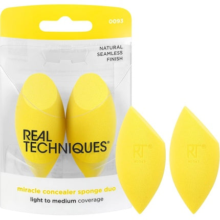 Real Techniques Miracle Concealer Sponge - Elongated Shape for Precision