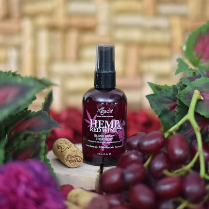 Agadir Hemp & Red Wine Gloss Spray Treatment 4 Fl. Oz