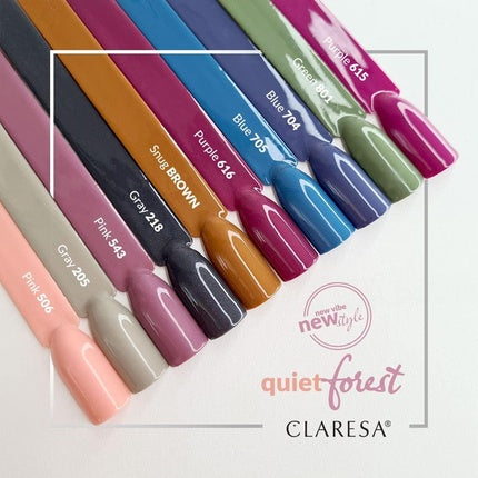 Claresa Soak Off Uv/Led Green Hybrid Nail Polish 801 5g