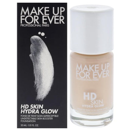 HD Skin Hydra Glow 1 oz Foundation 1Y04 Warm Alabaster by Make Up For Ever for Women