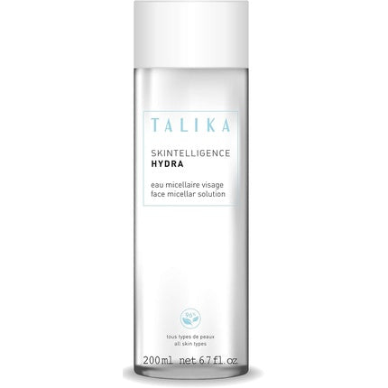 Talika Skintelligence Hydra Face Micellar Solution Moisturizing Micellar Cleansing Water for Face and Eyes - No Rinse Makeup Remover for All Skin Types 200ml