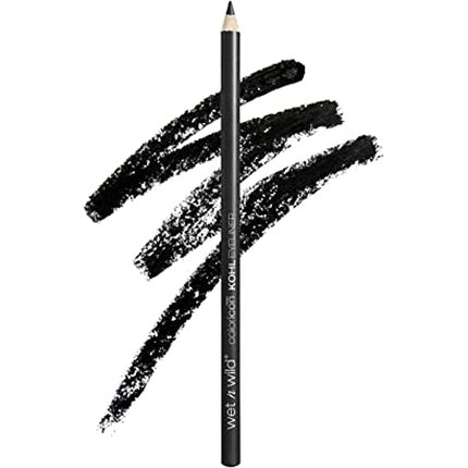 Wet 'n' Wild Color Icon Kohl Eyeliner Pencil for Eye Makeup with Intense and Hyper-pigmented Effect - Baby's Got Black