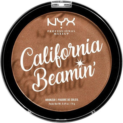NYX Professional Makeup California Beamin' Face and Body Bronzer Shimmery Pressed Powder 14g Sunset Vibes